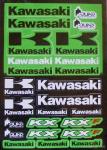 Planche adhésifs déco "KAWASAKI"